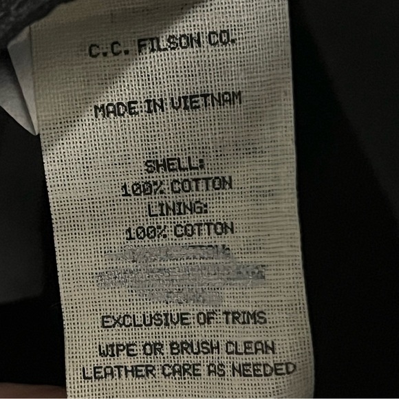 Filson 48hr Tin Cloth Duffel Bag Trolly Strap Bridle Leather Timeless Unisex - Picture 15 of 16